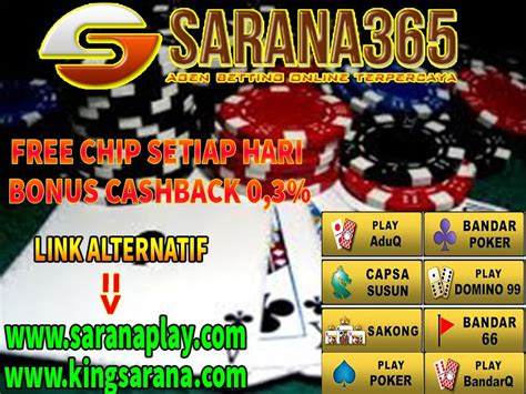 Sarana365 link alternatif sarana365 sekarang ini sedang mengadakan bonus poin reward khusus di permainana ( sportbook ) ada juga bonus lainnya seperti freespin untuk slot win